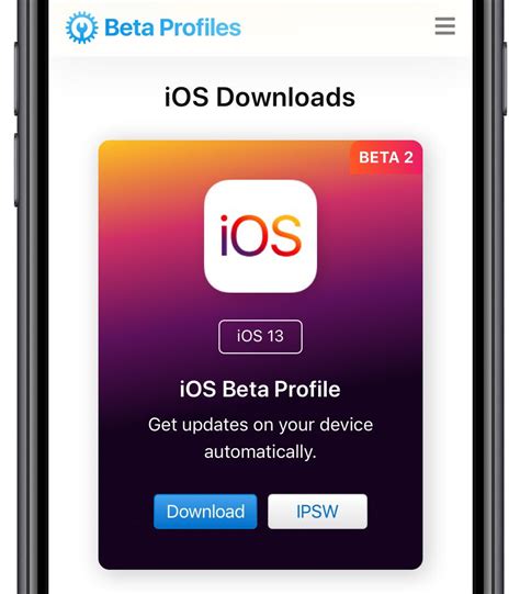 ios 13 beta profile download